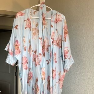 Plum Pretty Sugar robe with tie